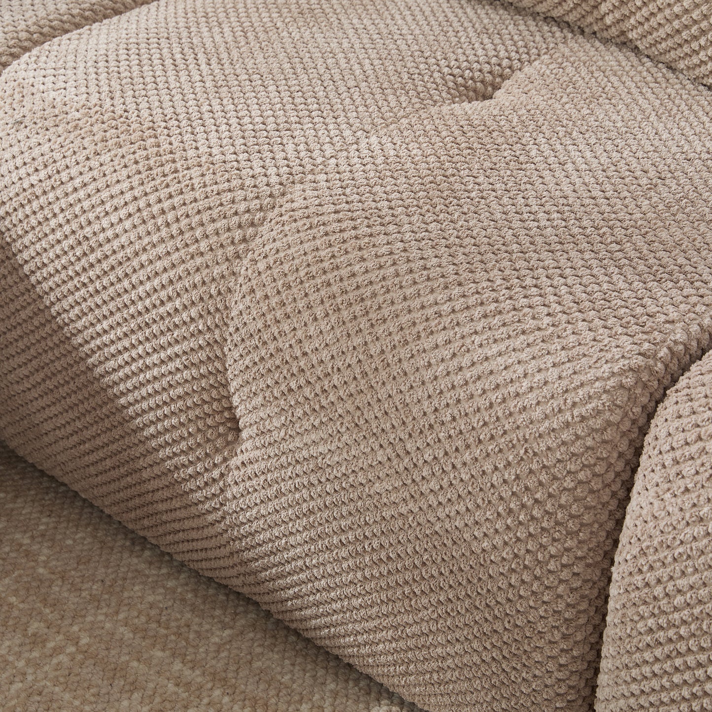 ModernModular  Loveseat  Sofa L Shape Sectional Sofa  , 2-4-6 Seater Tufted Comfy Cloud Tufted Floor Convertible Couch with 2 Pillows