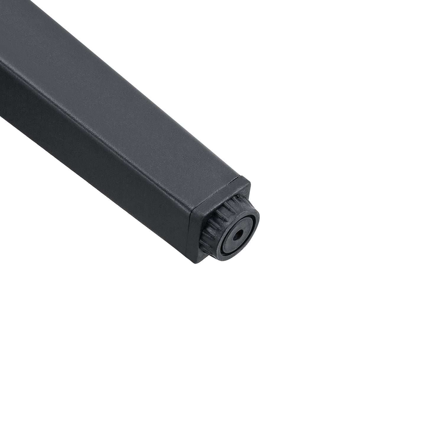 47.3 - Inch Spliced - Color Circular Dining Table Set: 4-6 Black PU Chairs, Double - Layer Storage