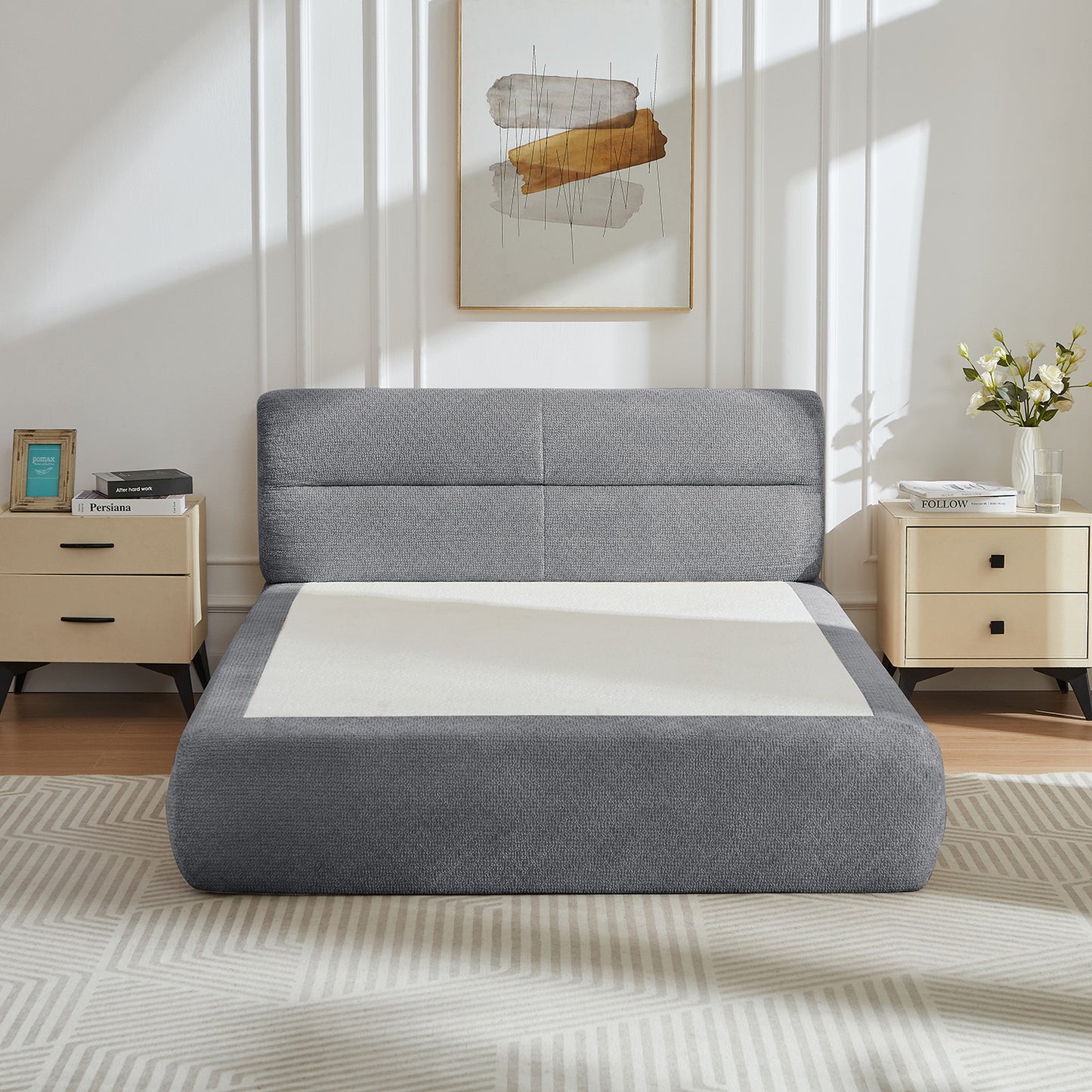 Compressible Chenille bed for Apartment