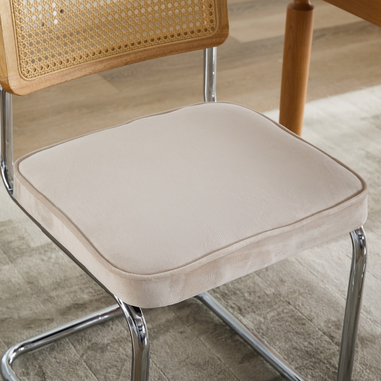 Mid Century Modern Dining Chairs Set of 2 Velvet 3 Colors