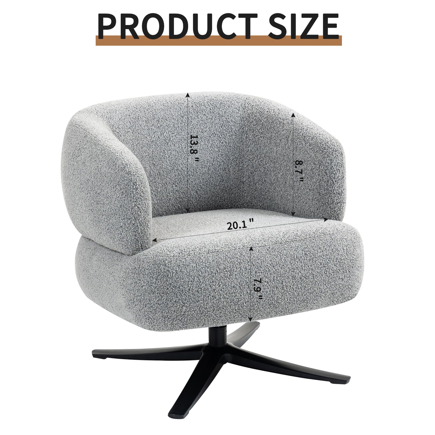 Cuddle-style leisure swivel sofa chair