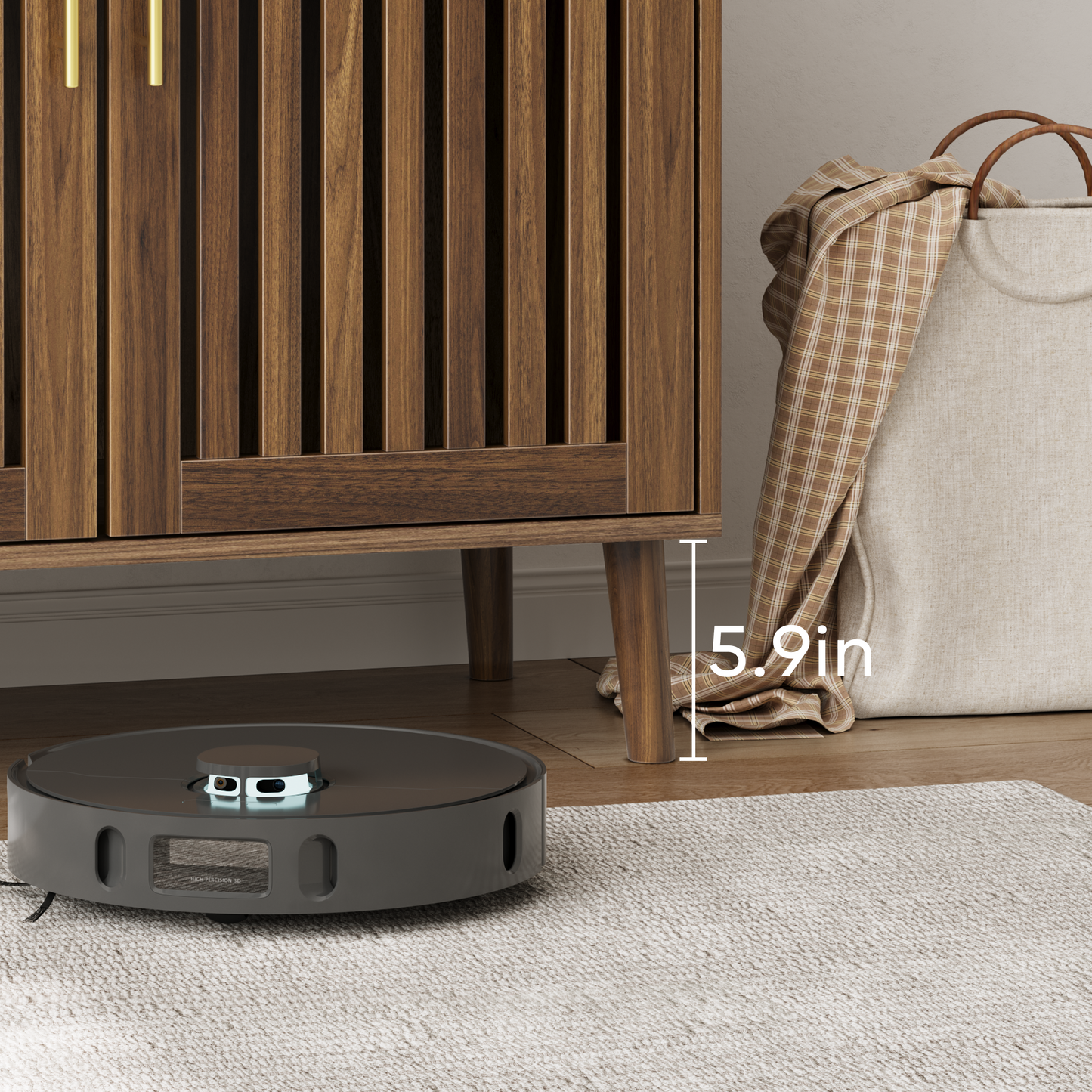 Walnut Sideboard Buffet Cabinet With Storage