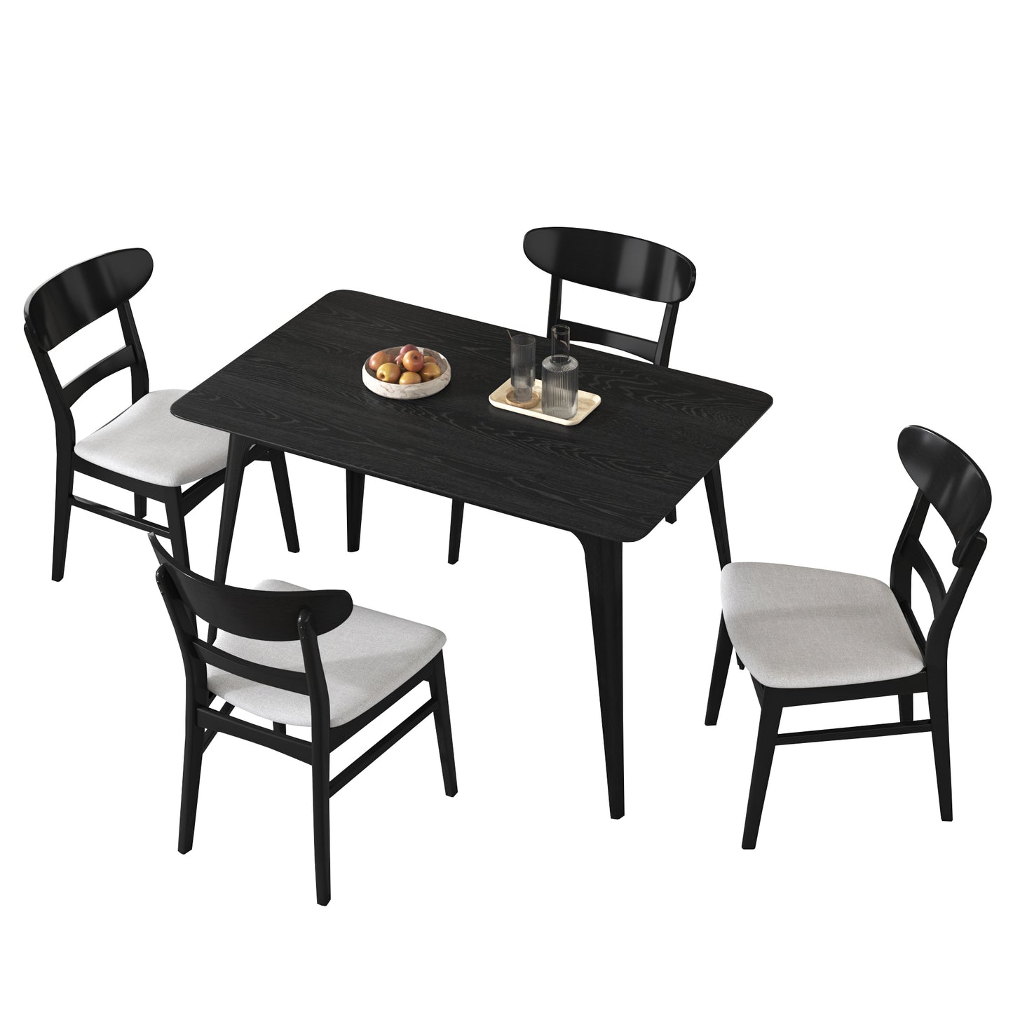 Modern 5-Piece Dining Set ,Dining Table ,Dining Chairs