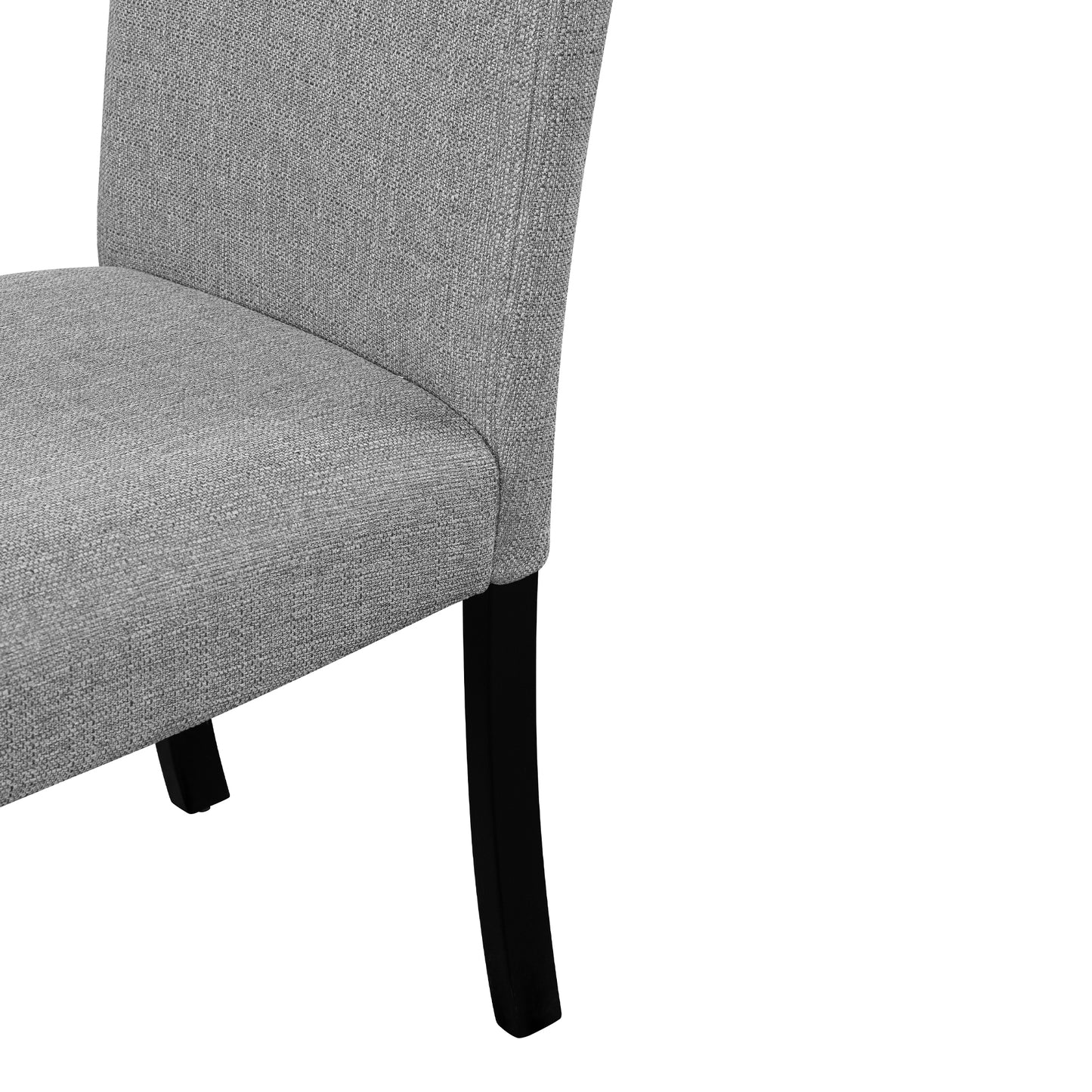 5 - Piece Round Dining Table Set: 43 - Inch Modern Table with 4 Upholstered Chairs, Easy Assembly for Dining Room