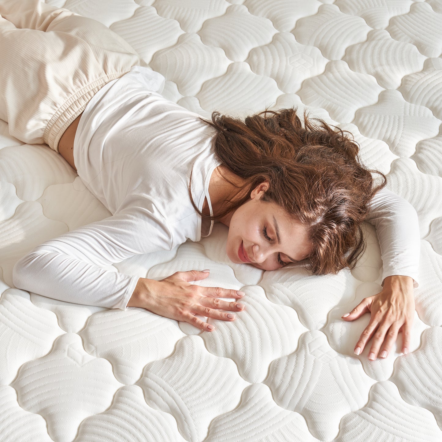 12 Inch Hybrid Full Mattress in a Box with Memory Foam and Pocket Spring