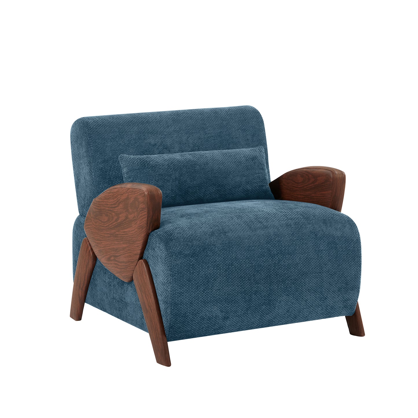 Accent Armchair with Plush Cushioning, Comfortable Armrests