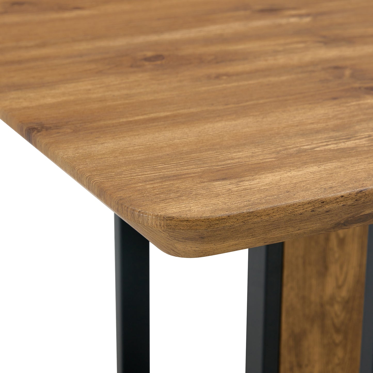 White Rectangular With a Patterned Dining Table. MDF Table and Stainless Steel Frame