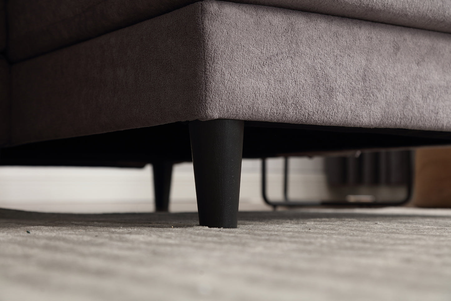 U Shaped Modular Sectional Sofa Couch with 4pcs waist pillows And  Chaise Lounge