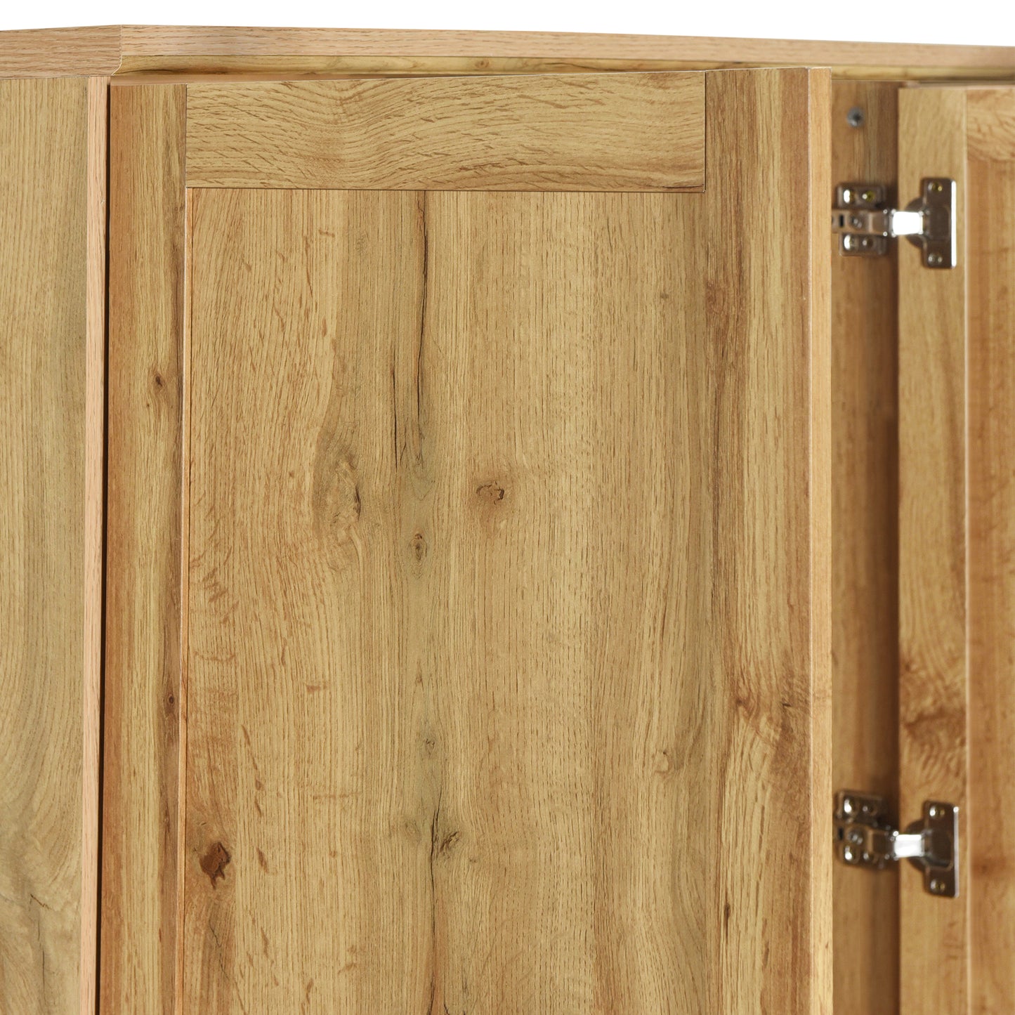 4 - Door Wardrobe Armoire Closet: 3 Drawers for Ample Storage