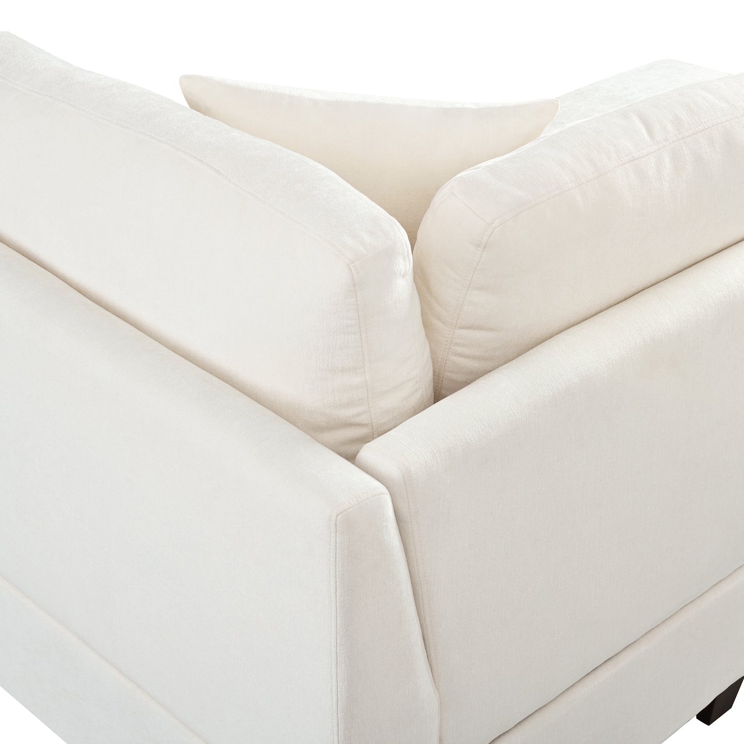 5-Seater Sectional Sofa - Upholstered, Storage Ottoman