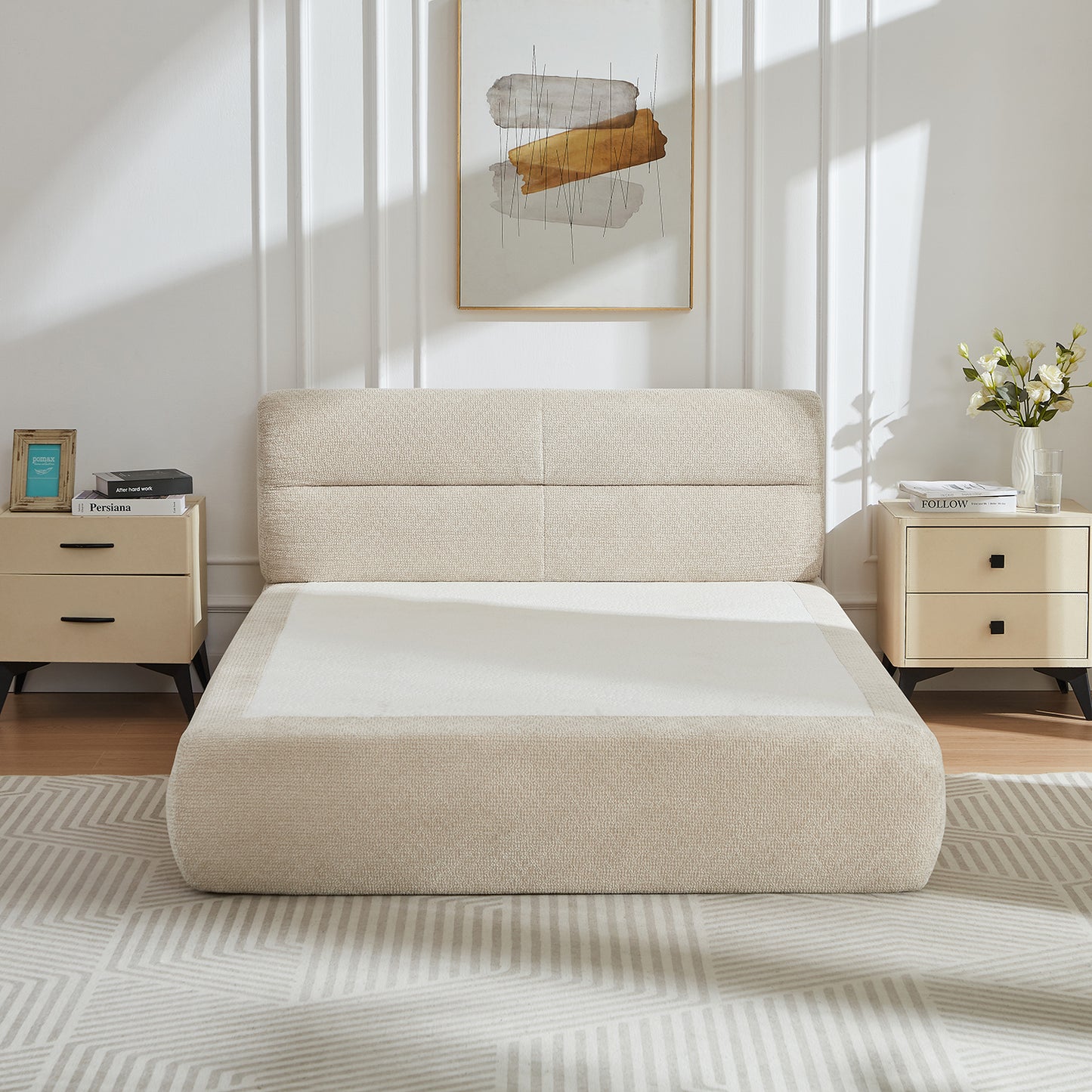Compressible Chenille bed for Apartment