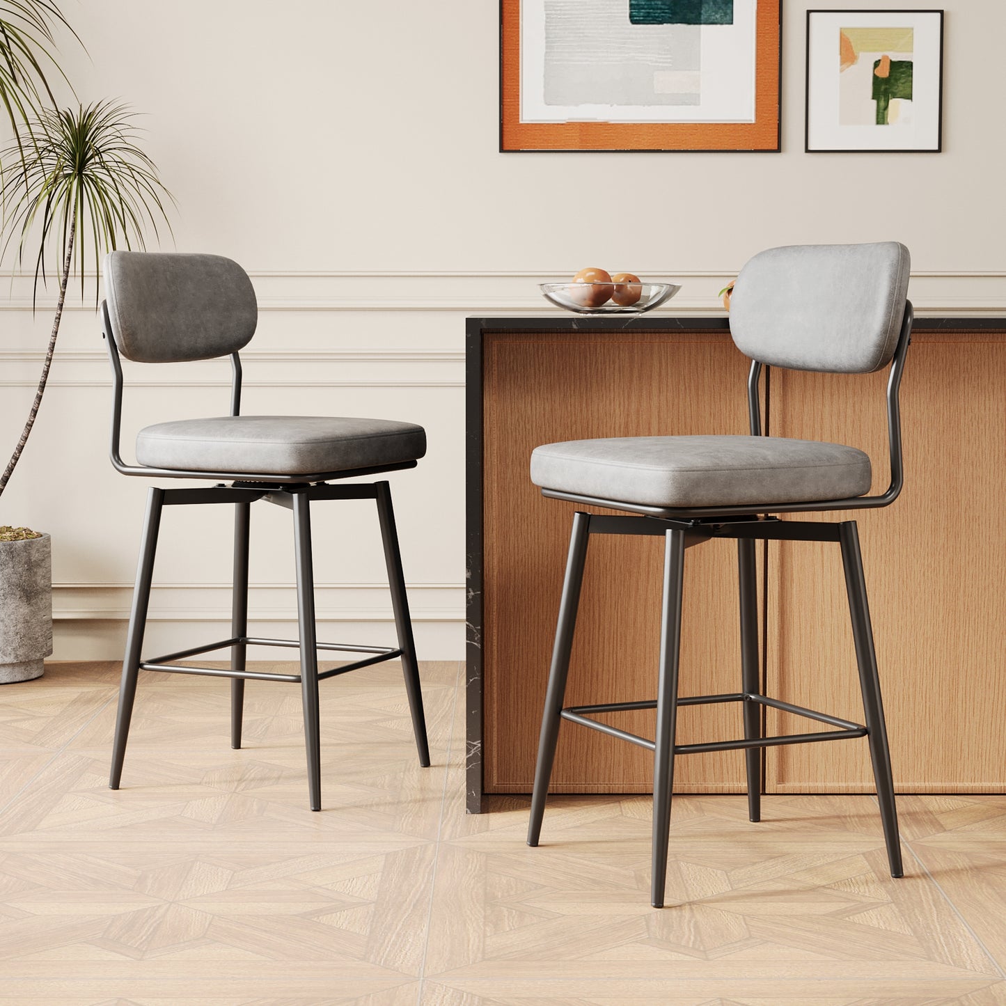 360 ° Rotating Bar Chair Bar Stool bar stools set of 2
