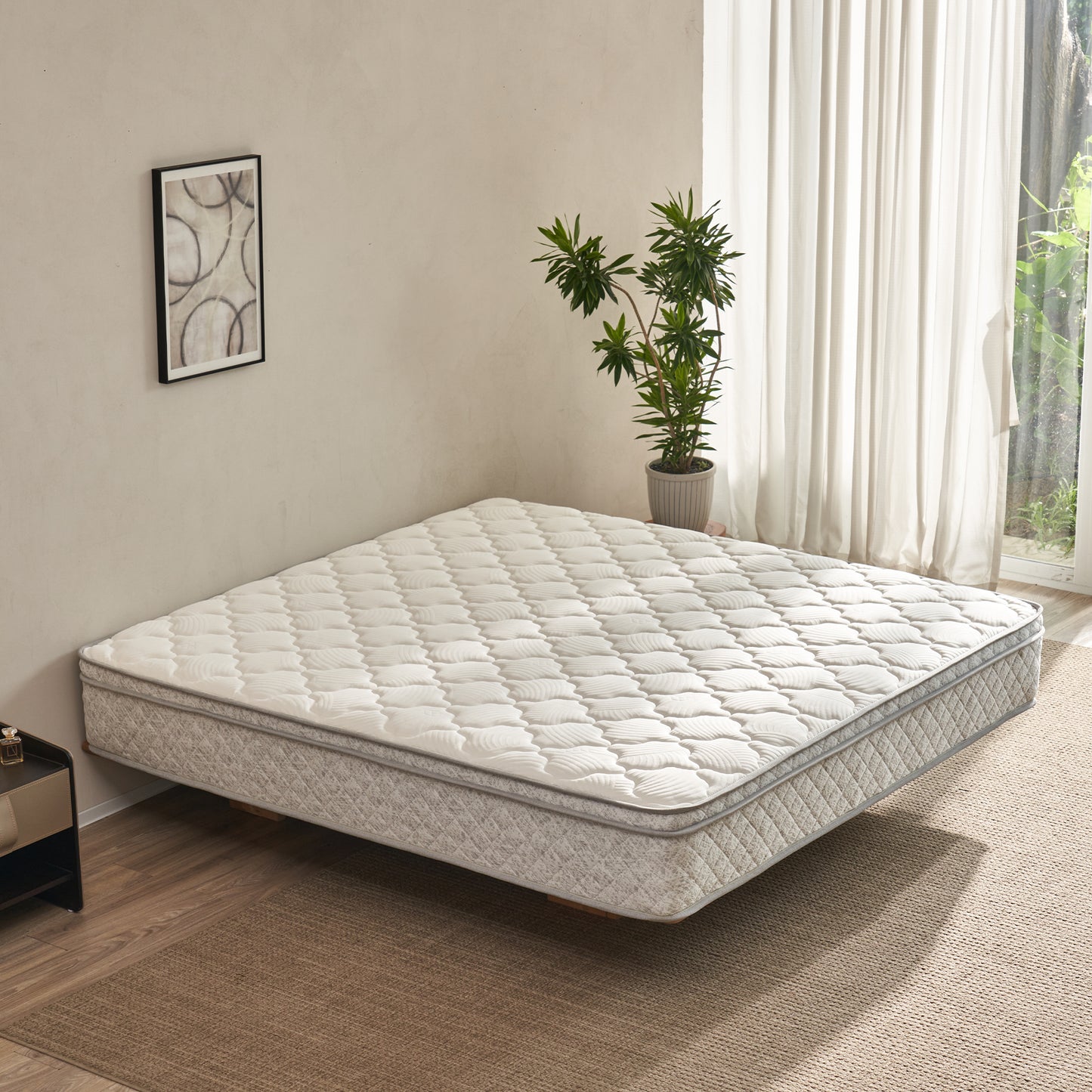 12 Inch Hybrid Full Mattress in a Box with Memory Foam and Pocket Spring