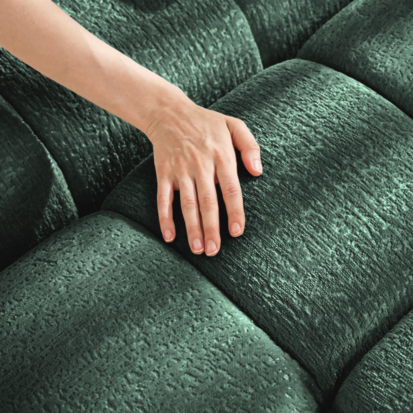 Ergonomic Single Seater-Two-Seater Sofa With High-Resilience Support Cushions And Throw Pillows