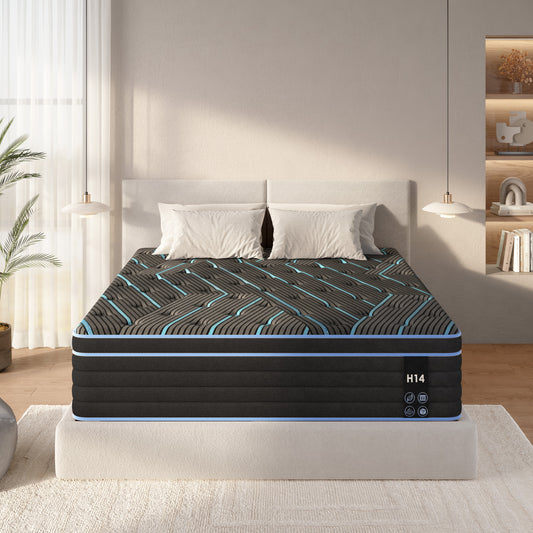 Hybrid Mattress, Individually Pocketed Innerspring, Medium Firm