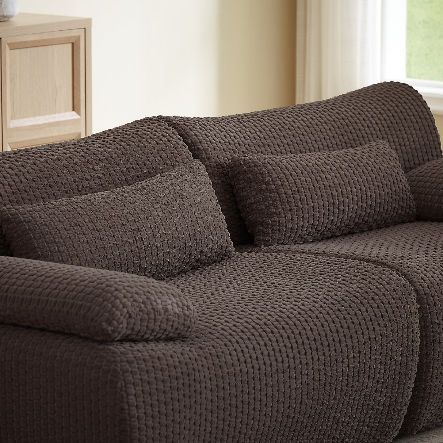 Loveseat /L shape Sofa, Cloud Boneless Couches for Living Room, Modern Modular Sectional Sofa