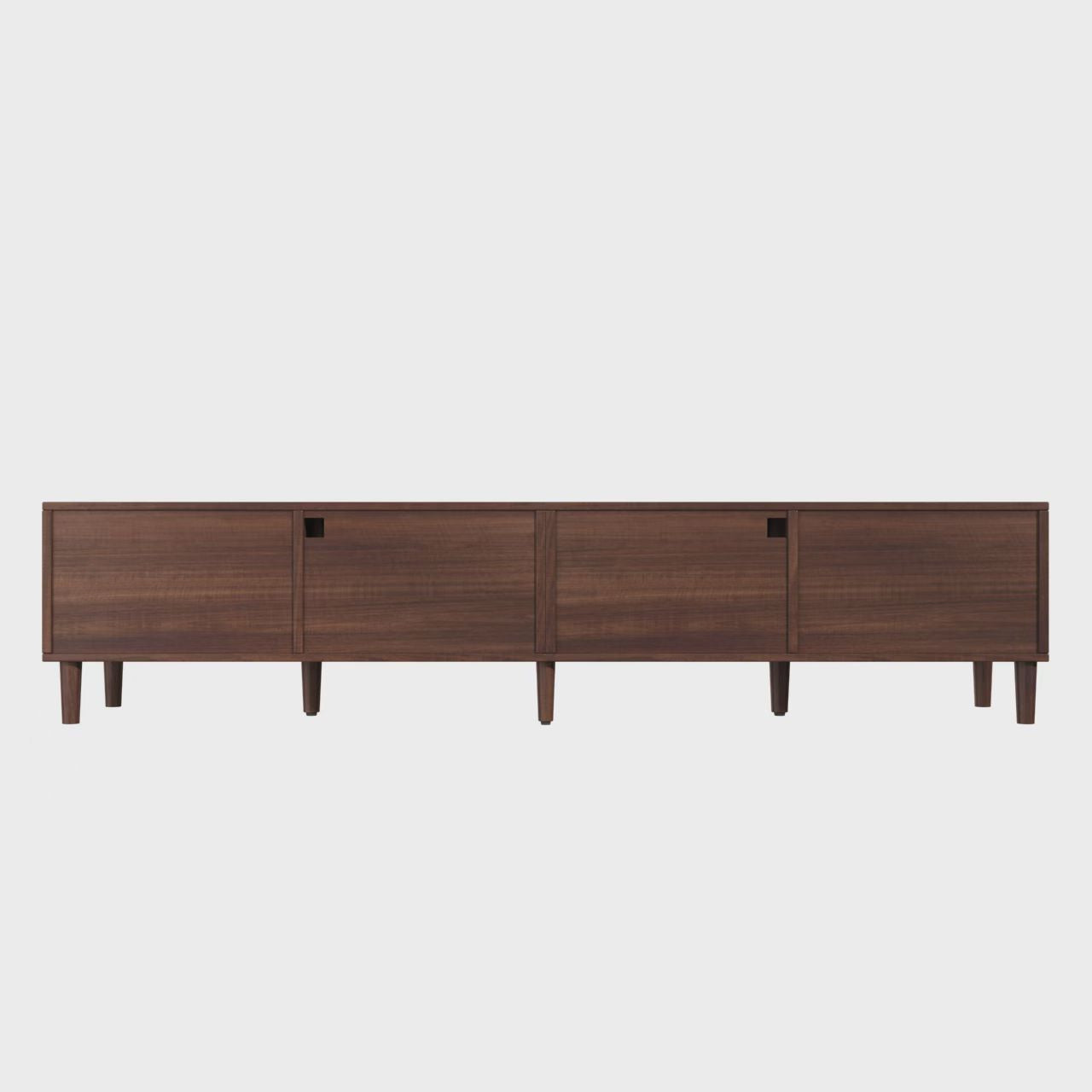 86 inch TV Stand for TVs up to 90", Entertainment Center with App Controlled LED Lights, 2 Drawers & Glass Door Storage